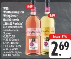 Bose - Württembergische Weingärtner Qualitätswein "Süss & Fruchtig"