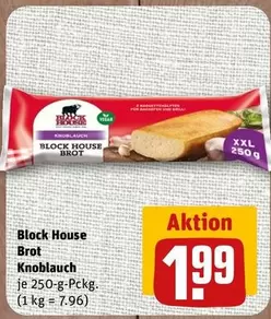 Block House Brot Knoblauch