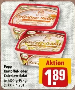 Kartoffel- oder Coleslaw-Salat