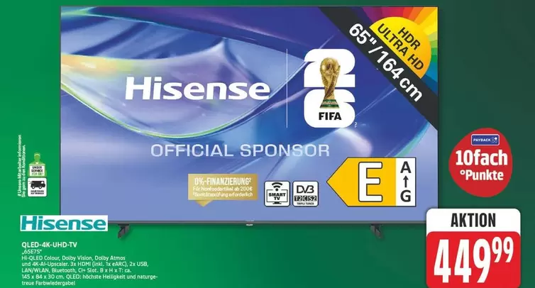 Hisense - QLED 4K UHD TV