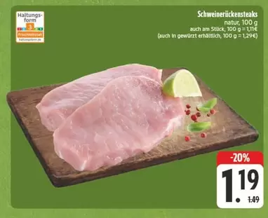 Schweinerückensteaks