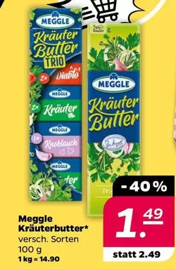 Kräuterbutter TRIO versch. Sorten