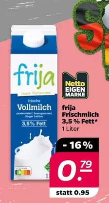Vollmilch 3,5% Fett
