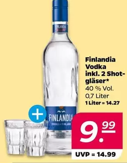 Vodka inkl. 2 Shot-gläser*