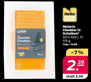 Meieri Cheddar in Scheiben