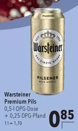 Warsteiner - Premium Pils 0,5-l-DPG-Dose + 0,25-DPG-Pfand