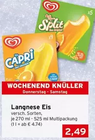 Capri - Langnese Eis versch. Sorten