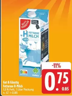 Fettarme Milch