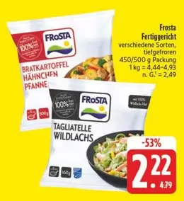 Bratkartoffel Hähnchenpfanne / Tagliatelle Wildlachs