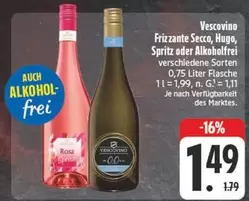 Frizzante Secco, Hugo, Spritz oder Alkoholfrei