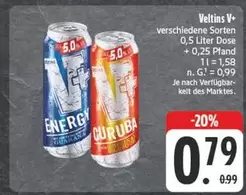 Veltins V+ verschiedene Sorten