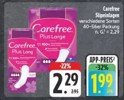 Carefree - Slip Einlagen