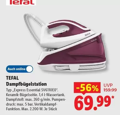 Tefal - Dampfbügelstation Typ "Express Essential SV6110E0"