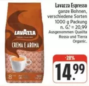 Lavazza - Espresso ganze Bohnen, verschiedene Sorten