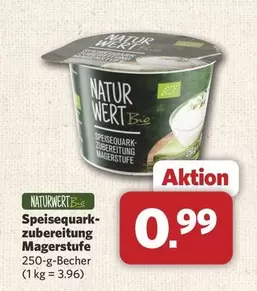 Wert - Speisequarkzubereitung Magerstufe