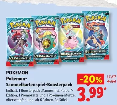 Pokemon - Sammelkartenspiel-Boosterpack
