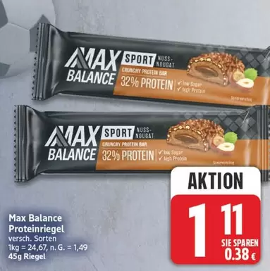 Max Balance Proteinriegel