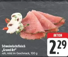 Schweinelachsflesch, Graved Art"