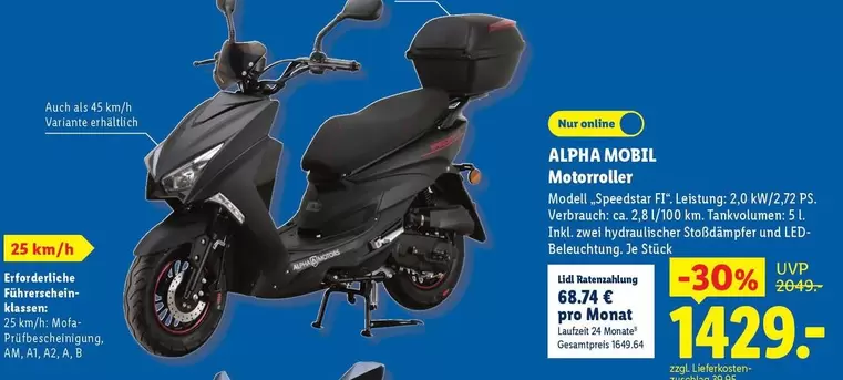 Alpha - Motorroller
