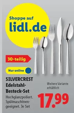 Edelstahl-Besteck-Set