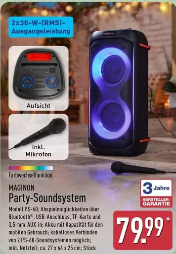 Party-Soundsystem Modell PS-6B
