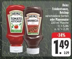 Heinz - Feinkostsauce, Ketchup oder Mayonnaise