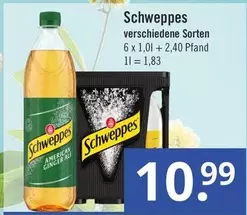 Schweppes - verschiedene Sorten