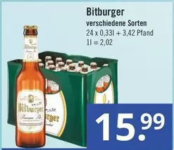 Bitburger - verschiedene Sorten