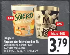 Magnum - oder Solero bon bon Eis