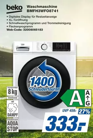 Beko - Waschmaschine BM FH3WFO8741