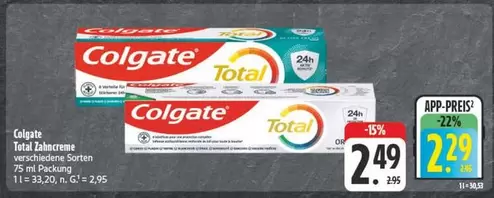 Colgate - Total Zahnpasta