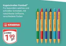 Stabilo - Kugelschreiber Pointball