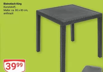 Bistrotisch King