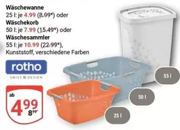 Swiss - Wäschewanne, Wäschekorb, Wäschesammler