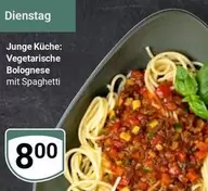 Vegetarische Bolognese mit Spaghetti