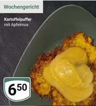 Kartoffelpuffer mit Apfelmus