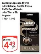 Lavazza - Espresso Crema oder Italiano, Qualità Rossa, Caffè Decaffeinato oder Tierra Bio Organic
