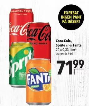 Coca Cola - Coca-Cola, Sprite eller Fanta
