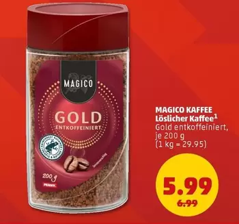 Gold - Lösicher Kaffee