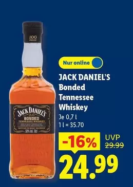 Jack Daniel's - Bonded Tennessee Whiskey
