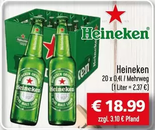 Heineken - 20 x 0.4l Mehrweg