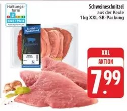 Schweineschnitzel aus der Keule