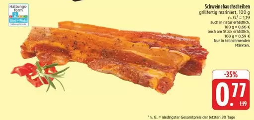 Schweinebauchscheiben