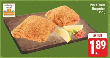 Puten Cordon Bleu paniert
