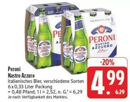 Peroni - Nastro Azzurro italienisches Bier
