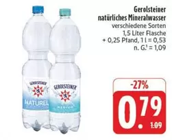 Gerolsteiner - natürliches Mineralwasser