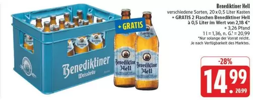 Wert - Benediktiner Hell