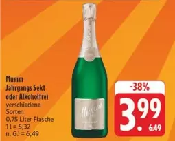Mumm - Jahrgangs Sekt oder Alkoholfrei