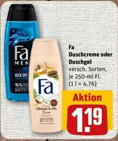 Duschcreme oder Duschgel