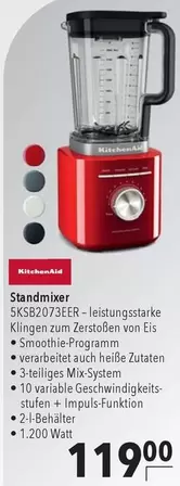 Kitchenaid - Standmixer SKSB2073EER